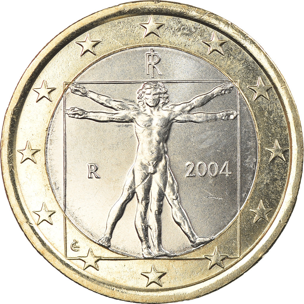 Italia, Euro, 2004, Rome, FDC, Bi-metallico, KM:216