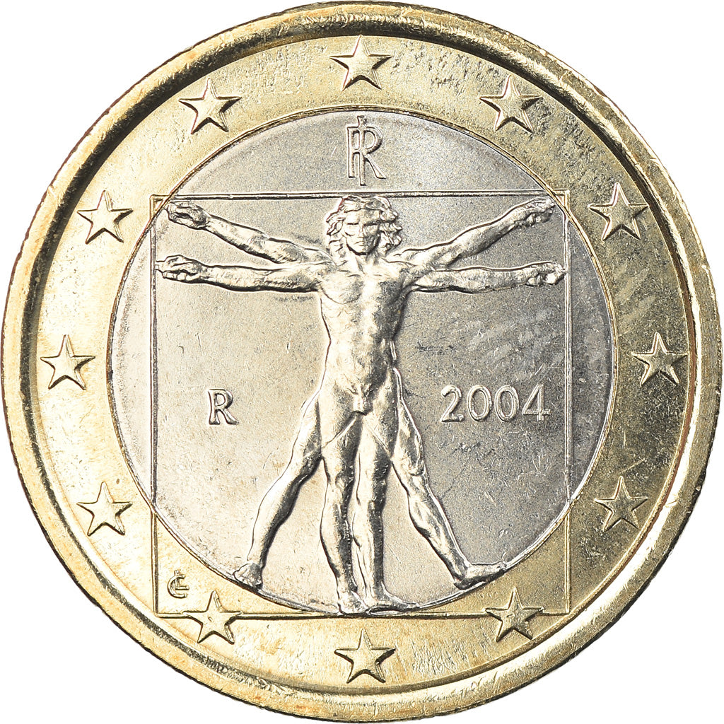 Italia, Euro, 2004, Rome, FDC, Bi-metallico, KM:216