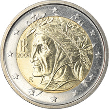 Italy, 2 Euro, 2004, Rome, MS(65-70), Bi-Metallic, KM:217