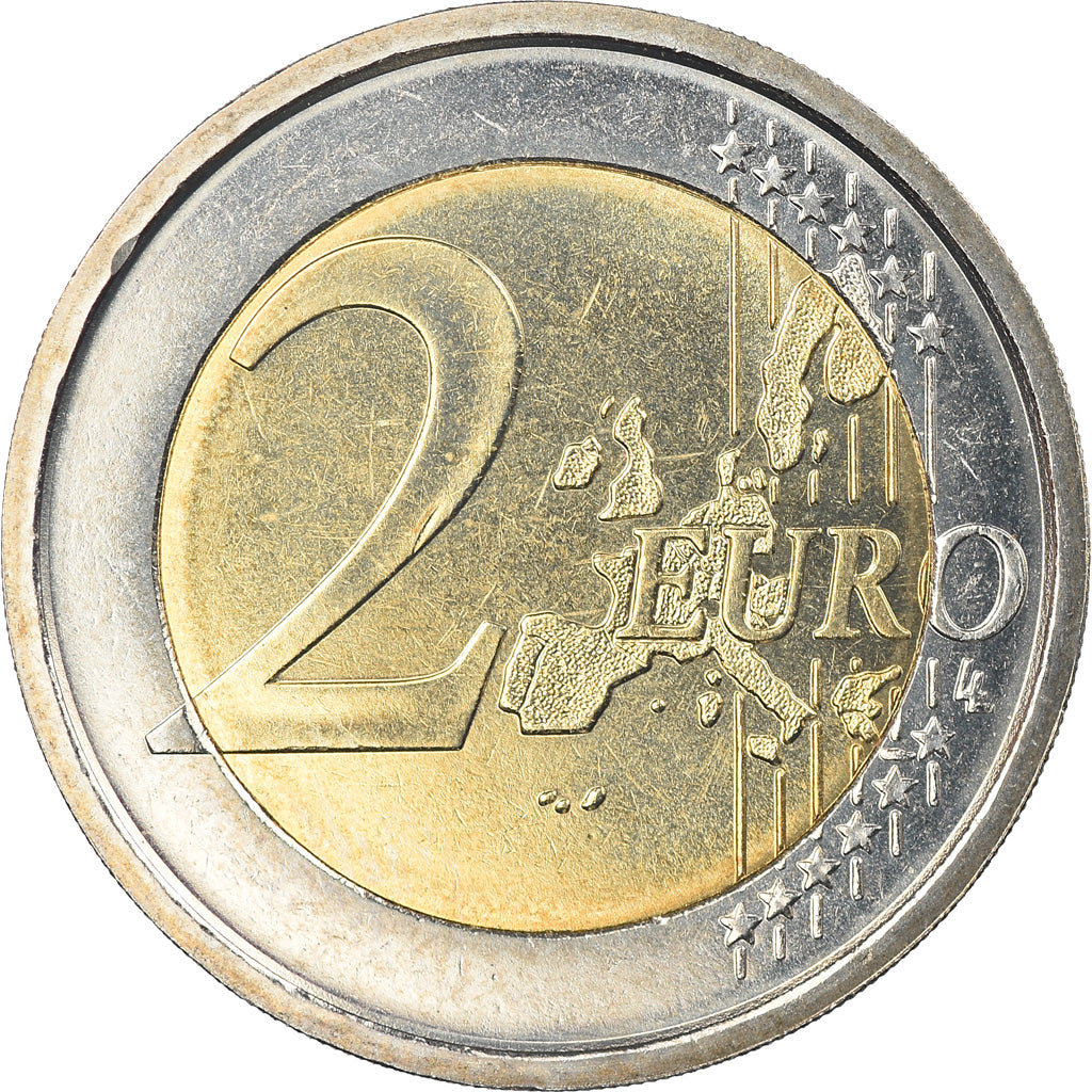 Italy, 2 Euro, 2004, Rome, MS(65-70), Bi-Metallic, KM:217