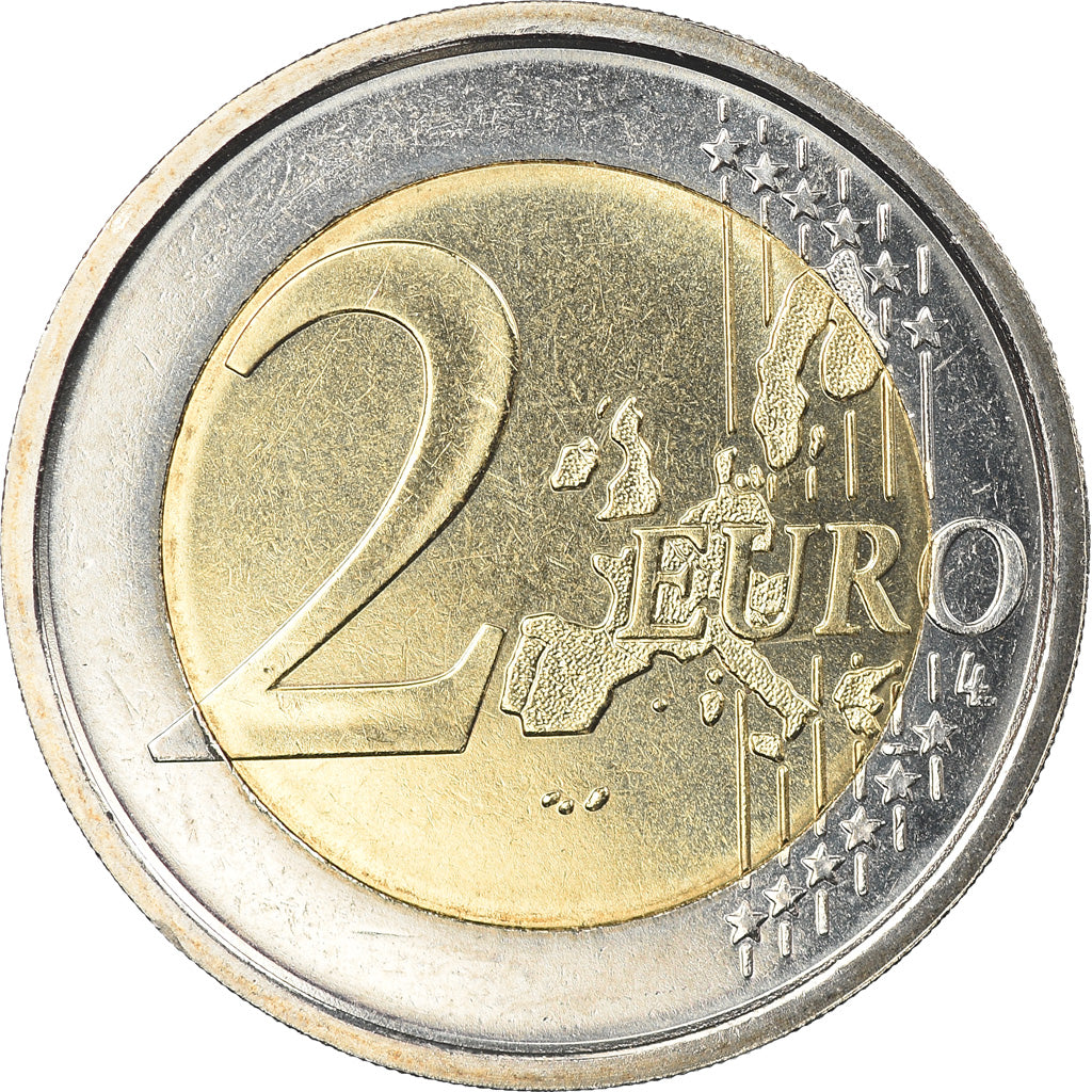 Italy, 2 Euro, 2004, Rome, MS(65-70), Bi-Metallic, KM:217