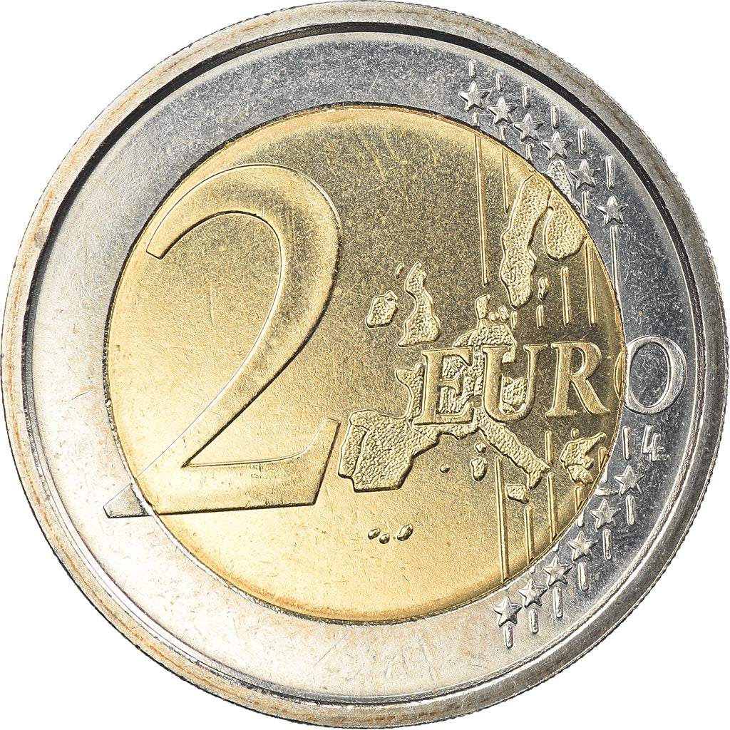 Italy, 2 Euro, 2004, Rome, MS(65-70), Bi-Metallic, KM:217