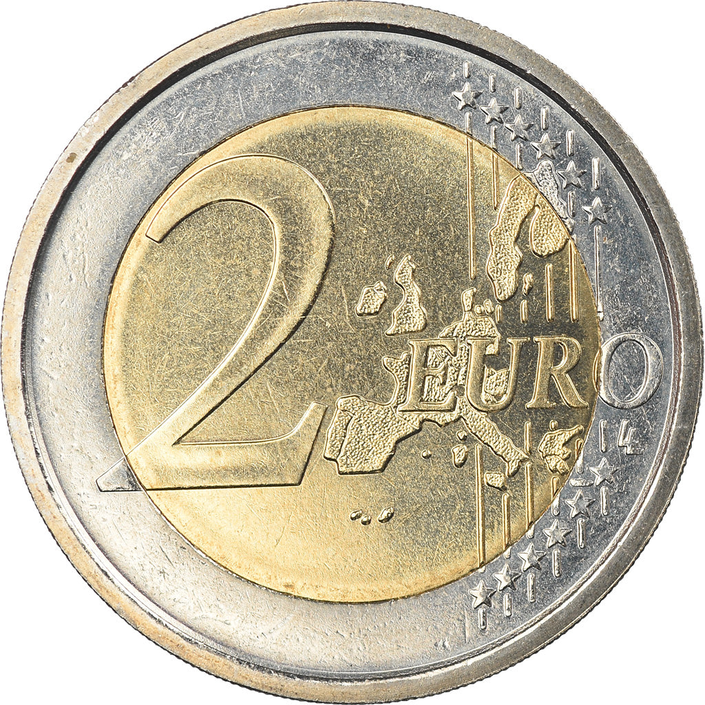 Italy, 2 Euro, 2004, Rome, MS(65-70), Bi-Metallic, KM:217