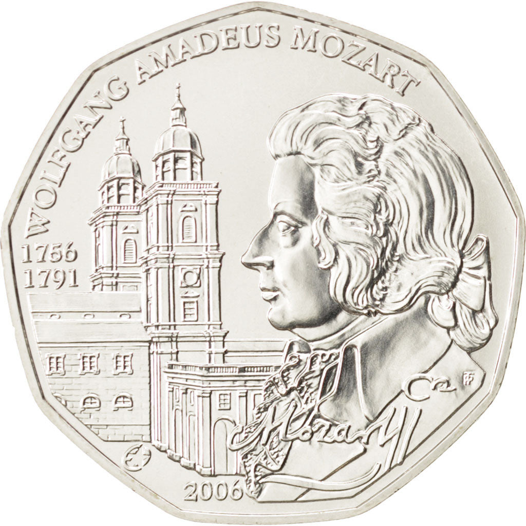 AUSTRIA, 5 Euro, 2006, Vienna, KM #3131, MS(63), Silver, 28.5, 9.99