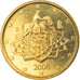 Itália, 50 Euro Cent, 2006, Rome, MS(65-70), Latão, KM:215