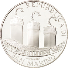 San Marino, 5 Euro, 2002, SPL+, Argent, KM:448