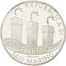 San Marino, 10 Euro, 2002, MS(64), Srebro, KM:449