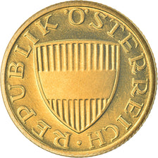 Coin, Austria, 50 Groschen, 1987, Proof, MS(65-70), Aluminum-Bronze, KM:2885
