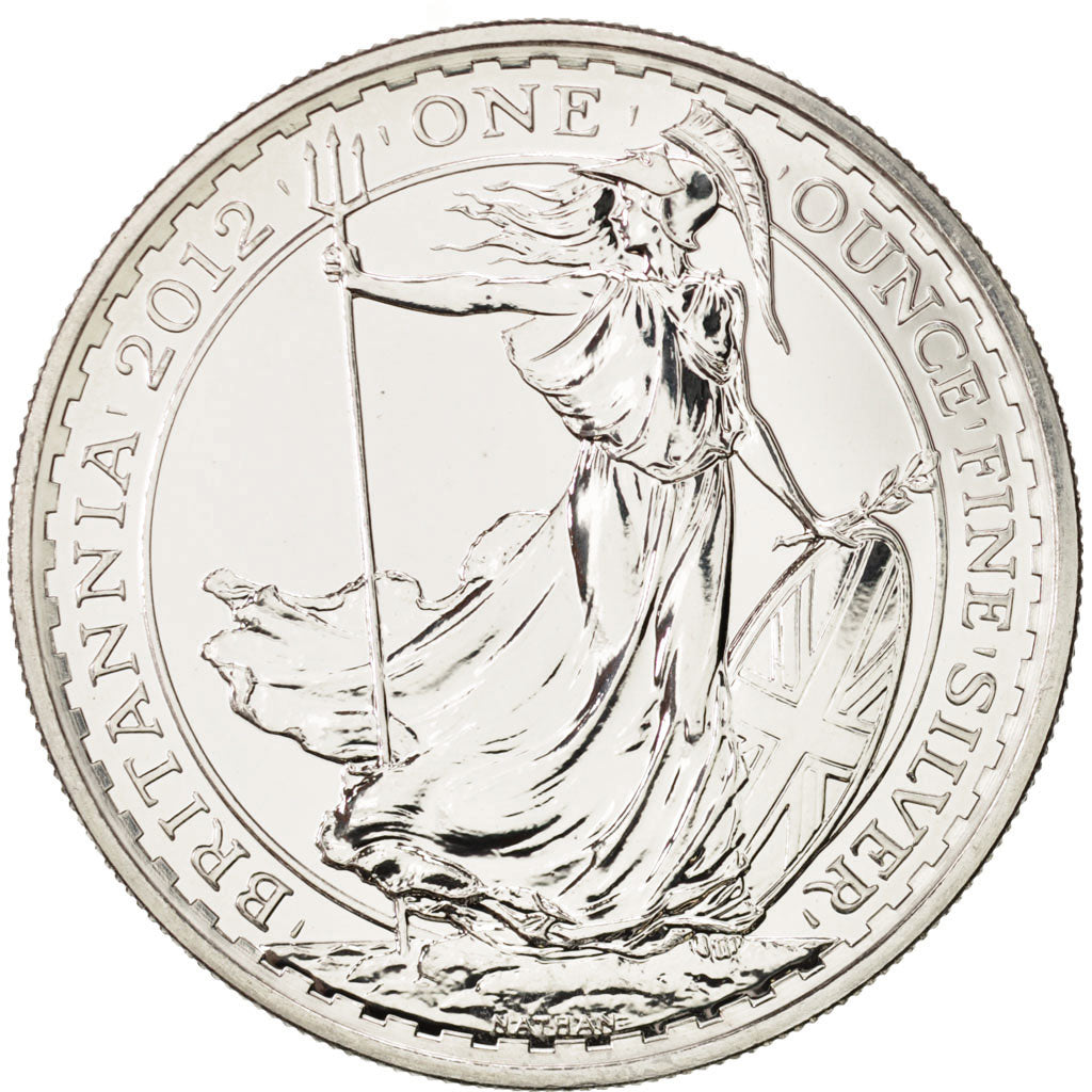 GREAT BRITAIN, 2 Pounds, 2012, British Royal Mint, KM #1029, MS(64), Silver,...