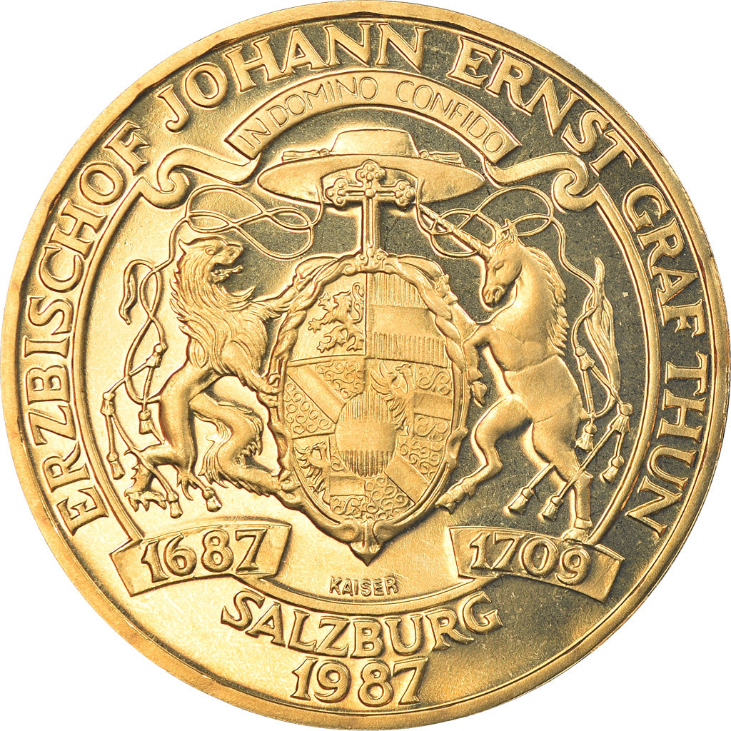 Coin, Austria, 20 Schilling, 1987, Proof, MS(65-70), Copper-Aluminum-Nickel