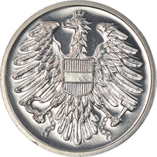 Coin, Austria, 2 Groschen, 1989, Proof, MS(65-70), Aluminum, KM:2876