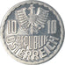 Moeda, Áustria, 10 Groschen, 1989, Vienna, Proof, MS(65-70), Alumínio, KM:2878