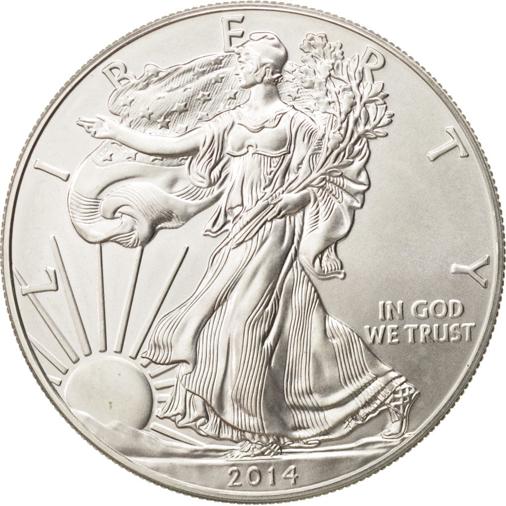 United States, 1 Dollar, 2014, KM #New, MS(64), Silver, 31.22