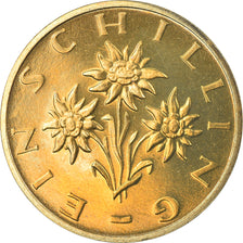 Coin, Austria, Schilling, 1989, Proof, MS(65-70), Aluminum-Bronze, KM:2886