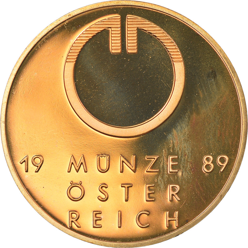 Oostenrijk, Token, Munze, 1989, FDC, Copper-Brass