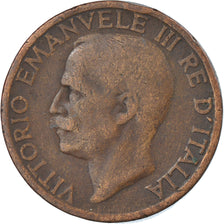 Coin, Italy, Vittorio Emanuele III, 10 Centesimi, 1919, Rome, VF(30-35), Bronze