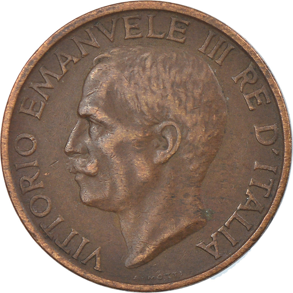 Moneta, Italia, Vittorio Emanuele III, 10 Centesimi, 1930, Rome, BB, Bronzo