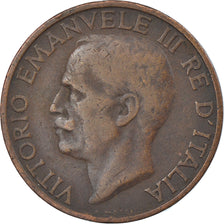Coin, Italy, Vittorio Emanuele III, 10 Centesimi, 1932, Rome, VF(30-35), Bronze
