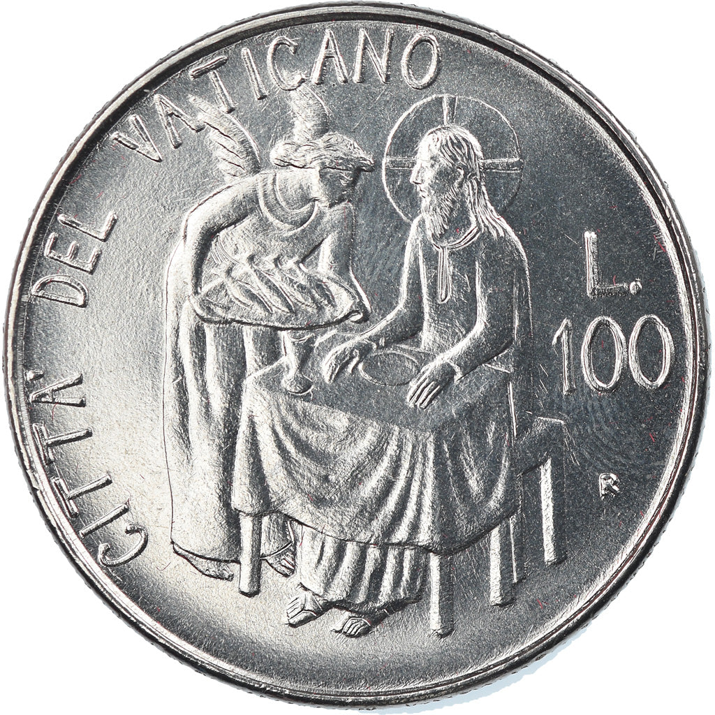 Moneta, CITTÀ DEL VATICANO, John Paul II, 100 Lire, 1981, Roma, FDC, Acciaio