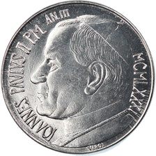 Monnaie, Cité du Vatican, John Paul II, 100 Lire, 1981, Roma, FDC, Stainless