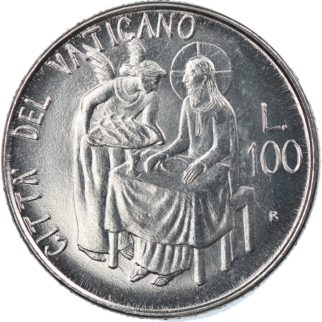 Monnaie, Cité du Vatican, John Paul II, 100 Lire, 1981, Roma, FDC, Stainless