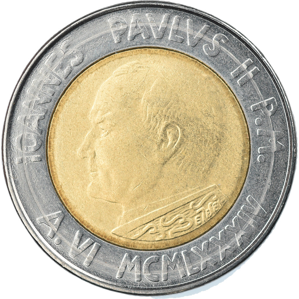 Moneta, PAŃSTWO WATYKAŃSKIE, John Paul II, 500 Lire, 1984, Roma, MS(65-70)