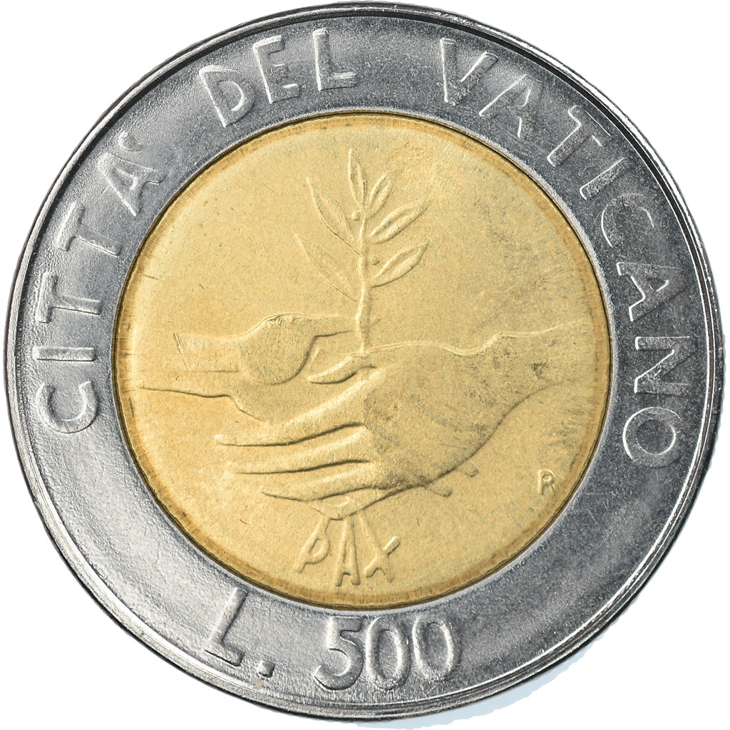 Moneta, PAŃSTWO WATYKAŃSKIE, John Paul II, 500 Lire, 1984, Roma, MS(65-70)