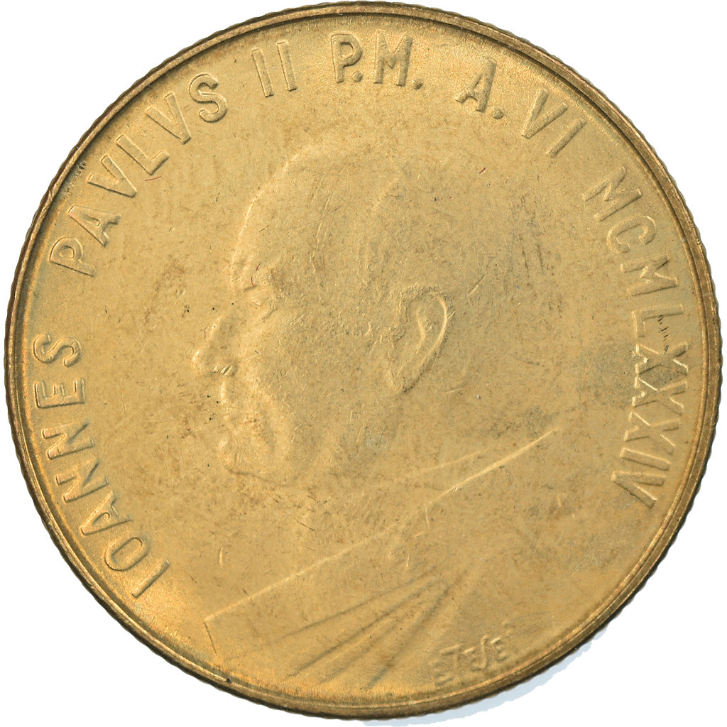 Monnaie, Cité du Vatican, John Paul II, 200 Lire, 1984, Roma, FDC