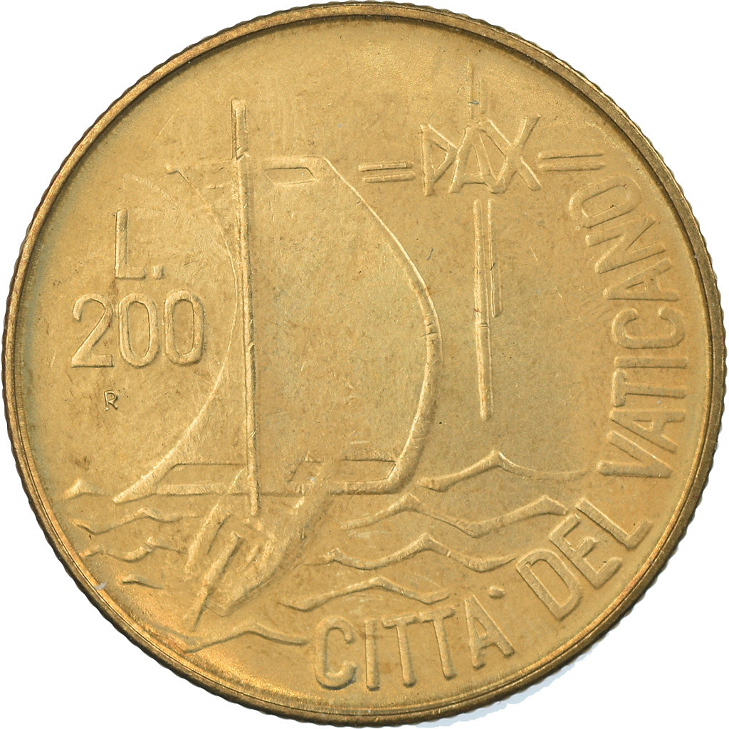 Monnaie, Cité du Vatican, John Paul II, 200 Lire, 1984, Roma, FDC