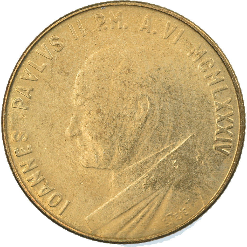 Moneta, CITTÀ DEL VATICANO, John Paul II, 200 Lire, 1984, Roma, FDC
