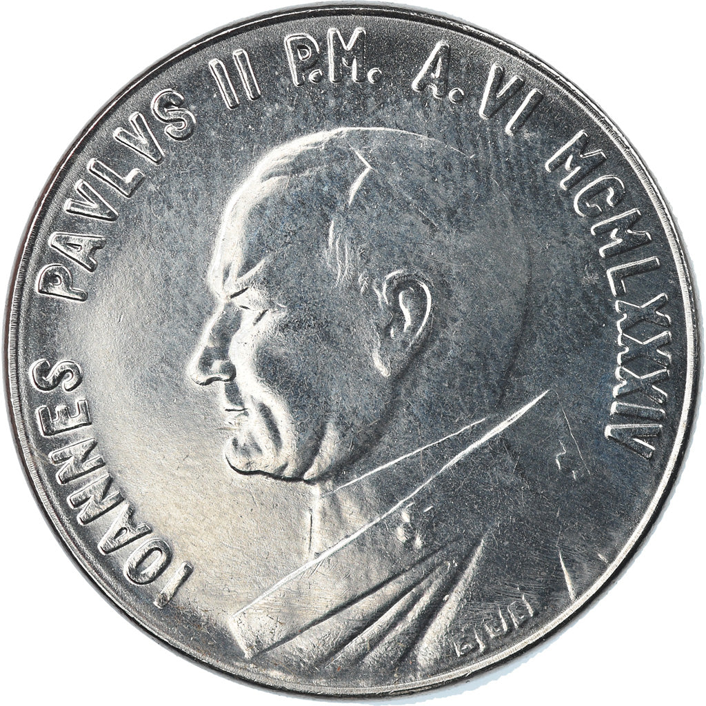 Monnaie, Cité du Vatican, John Paul II, 100 Lire, 1984, Roma, FDC, Stainless