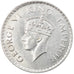 Moneda, INDIA BRITÁNICA, George VI, Rupee, 1938, SC, Plata, KM:555