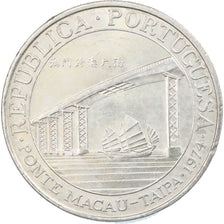 Coin, Macau, 20 Patacas, 1974, MS(63), Silver, KM:8