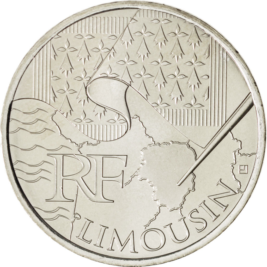 FRANCE, 10 Euro, 2010, Paris, KM #1660, MS(63), Silver, 29, 10.00