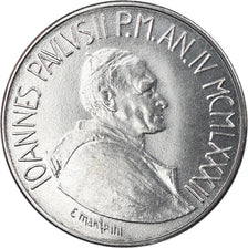 Coin, VATICAN CITY, John Paul II, 50 Lire, 1982, Roma, MS(65-70), Stainless