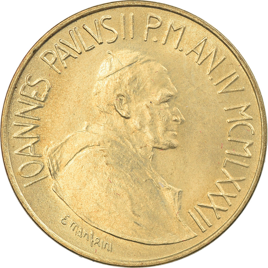 Moeda, CIDADE DO VATICANO, John Paul II, 20 Lire, 1982, Roma, MS(65-70)