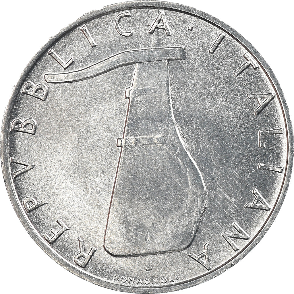 Münze, Italien, 5 Lire, 1987, Rome, STGL, Aluminium, KM:92