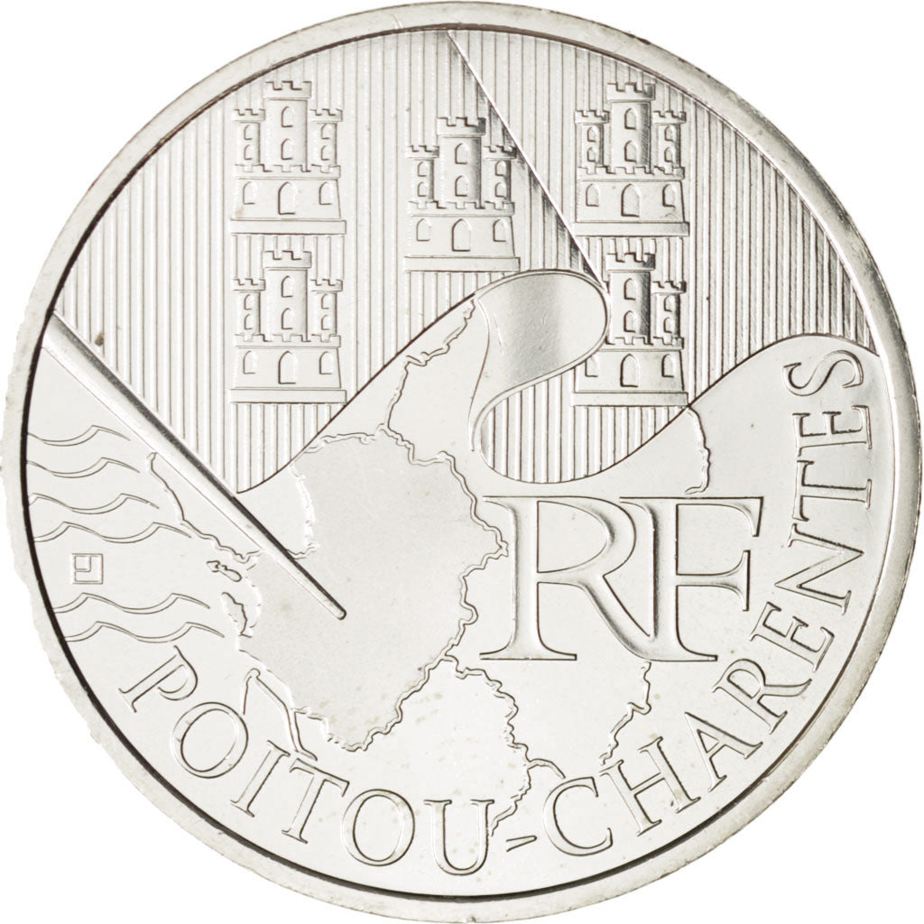 FRANCE, 10 Euro, 2010, Paris, KM #1667, MS(63), Silver, 29, 10.00
