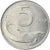 Moneda, Italia, 5 Lire, 1989, Rome, FDC, Aluminio, KM:92