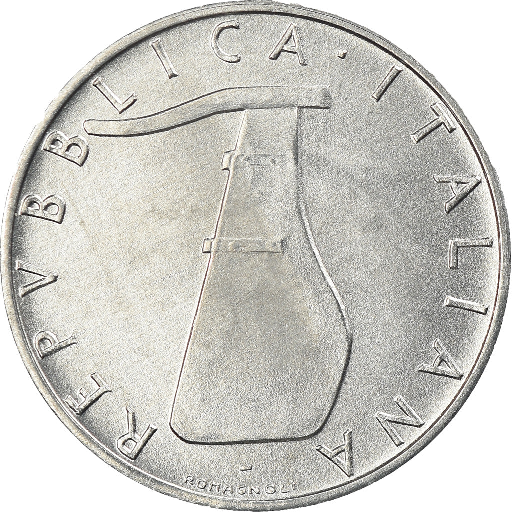 Coin, Italy, 5 Lire, 1989, Rome, MS(65-70), Aluminum, KM:92