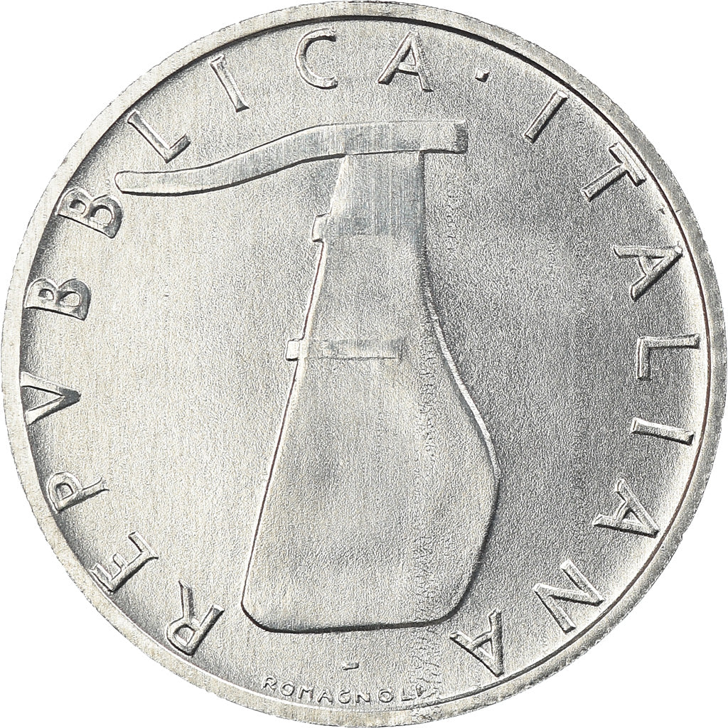 Moeda, Itália, 5 Lire, 1990, Rome, MS(65-70), Alumínio, KM:92