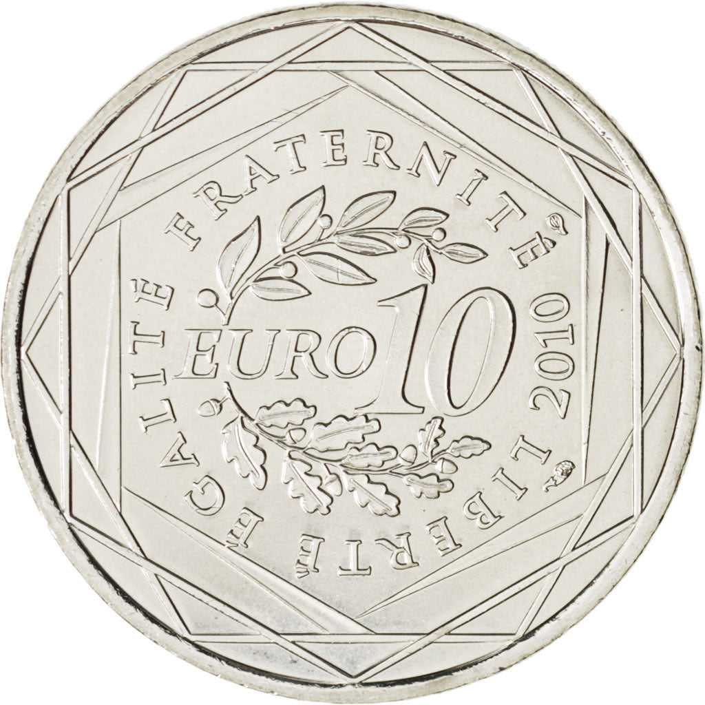 France, Monnaie de Paris, 10 Euro Nord-Pas-de-Calais 2010, KM 1664