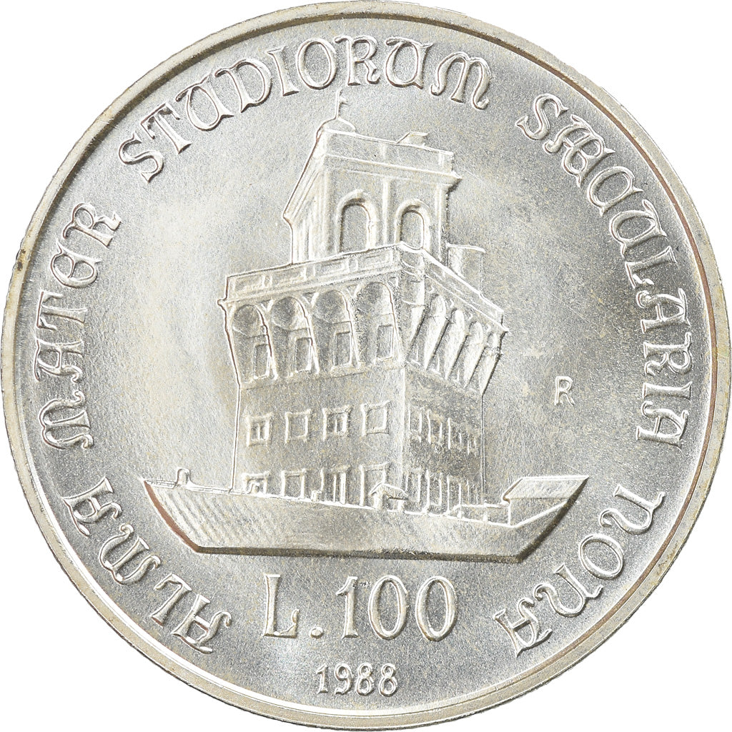 Münze, Italien, 100 Lire, 1988, Rome, STGL, Silber, KM:127