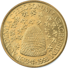Coin, Slovenia, 5 Tolarjev, 1993, MS(65-70), Nickel-brass, KM:12