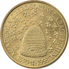 Coin, Slovenia, 5 Tolarjev, 1993, MS(65-70), Nickel-brass, KM:12