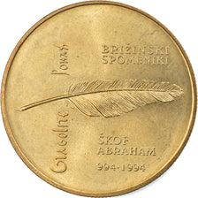Coin, Slovenia, 5 Tolarjev, 1994, MS(65-70), Nickel-brass, KM:16