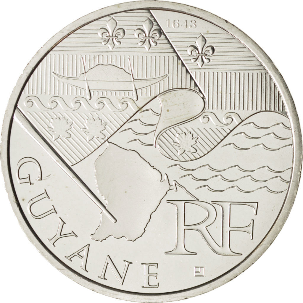 Coin, France, 10 Euro, 2010, MS(63), Silver, KM:1654