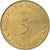 Moneta, Słowenia, 5 Tolarjev, 1993, MS(65-70), Mosiądz niklowy, KM:9