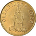 Moneta, Słowenia, 5 Tolarjev, 1996, MS(65-70), Mosiądz niklowy, KM:33