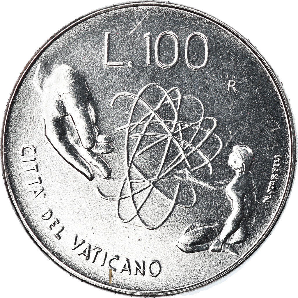 Moneda, CIUDAD DEL VATICANO, John Paul II, 100 Lire, 1983, Roma, FDC, Acero